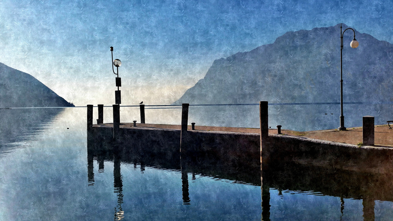 krajina, moře, galaxie, jezero, voda, odraz, nebe, fotografování, uklidnit, Samsung, ráno, atmosféra, UMĚNÍ, mrak, fotografia, arte, samsunggalaxys5, Pixlr, pittura