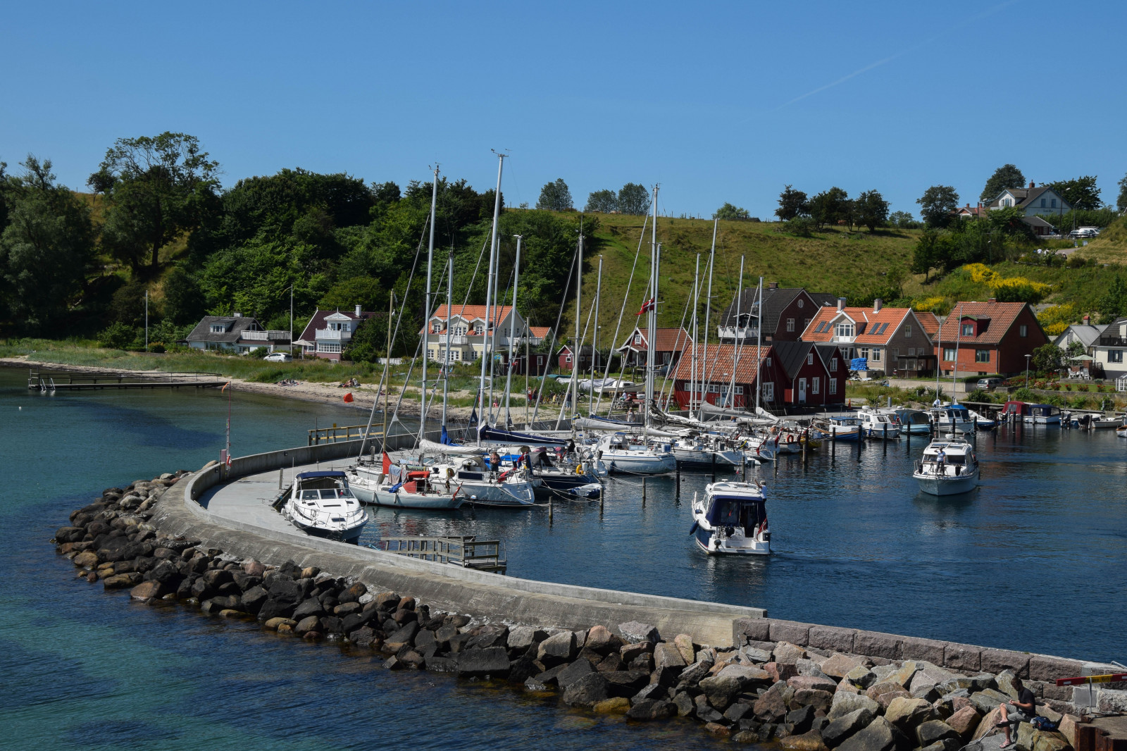 loď, moře, záliv, voda, jízdní kolo, nebe, vozidlo, mraky, pobřeží, přístav, ostrov, letní, Švédsko, dok, Marina, Pohled, oceán, lodě, resund, sk ne, venkov, přístav, domy, b dehet, Landskrona, bl nebe, ven, Hven, zátoka, kanál, lodičky, vodní