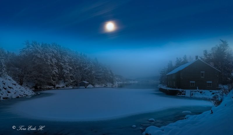 slunečnímu záření, noc, Příroda, sníh, zima, fotografování slunečnímu záření, noc, Příroda, sníh, zima, fotografování