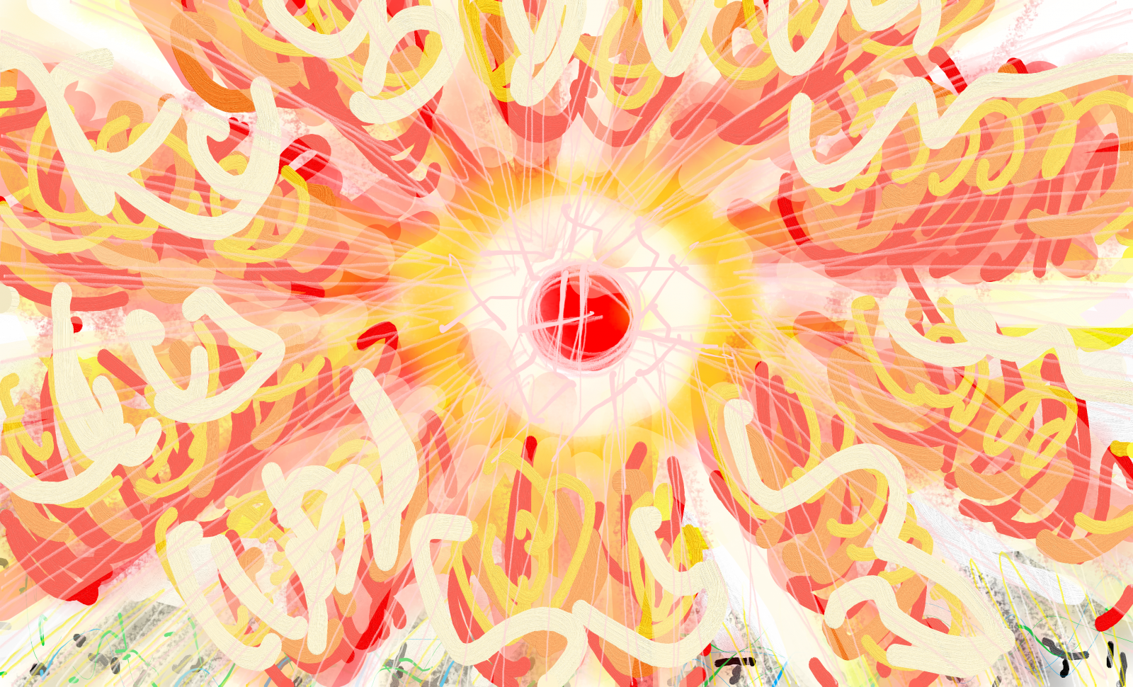 Fauvismus, abstraktní, populární umění, moderní, slunce, digitální obraz, FishermanHo