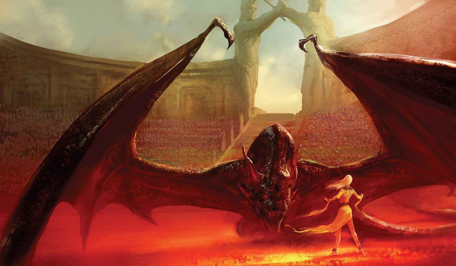 Wallpaper : dragon, Game of Thrones, screenshot, computer wallpaper,  fictional character 1920x1122 - dhark4511 - 214368 - HD Wallpapers -  WallHere