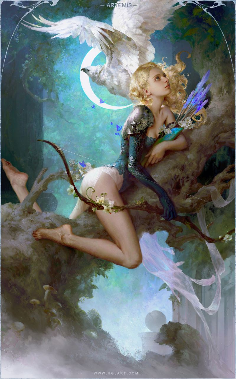 ArtStation, Fantasia arte, Menina de fantasia ArtStation, Fantasia arte, Menina de fantasia