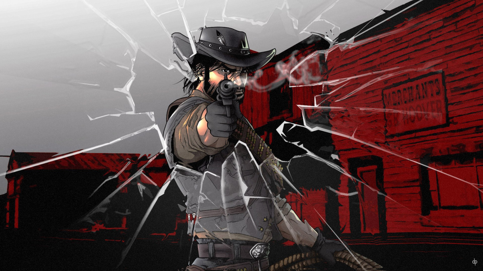 videospill, kunstverk, Red Dead Redemption, skjermbilde
