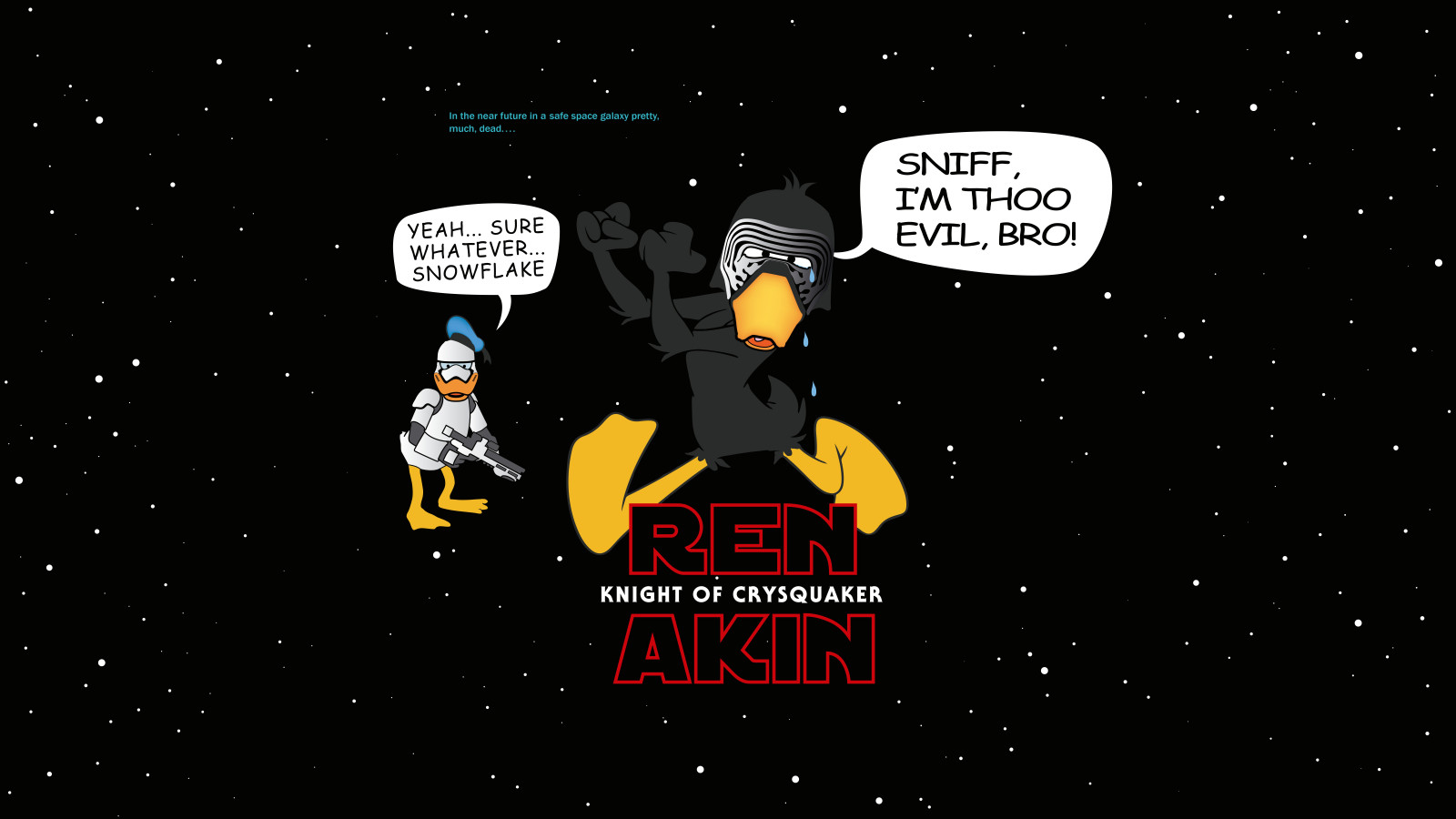 9600x5400 px, Donald Duck, Kylo Ren, Phasma, Ultra HD