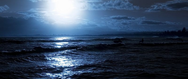 海滩, 阳光, 日落, 海, 支撑, 天空