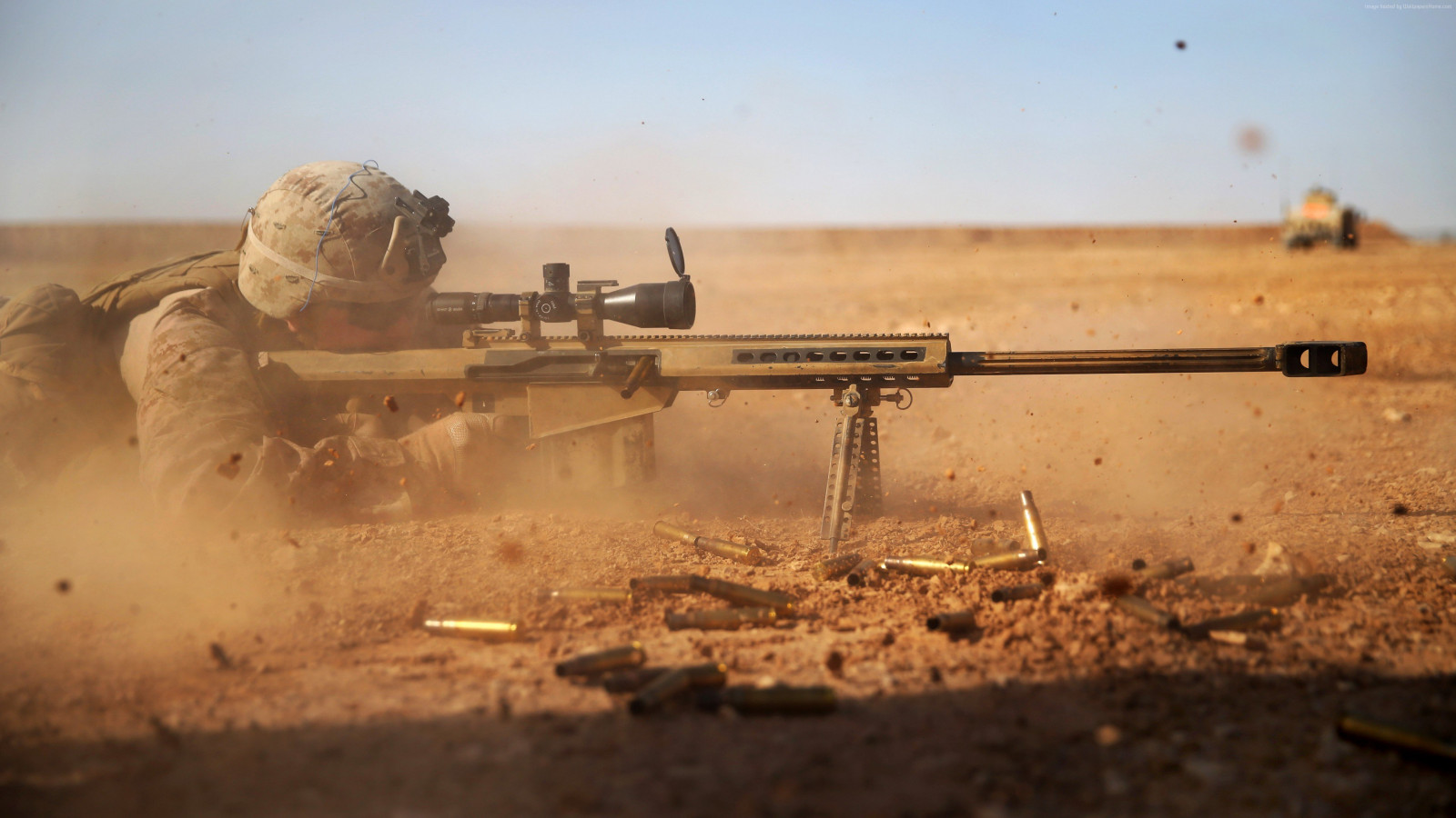 Wallpaper 3840x2160 px, desert, gun, M217, rifles, sniper rifle