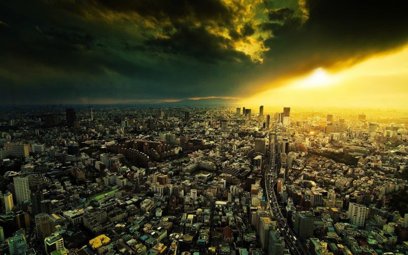 sunlight, landscape, sunset, cityscape, night, reflection sunlight, landscape, sunset, cityscape, night, reflection