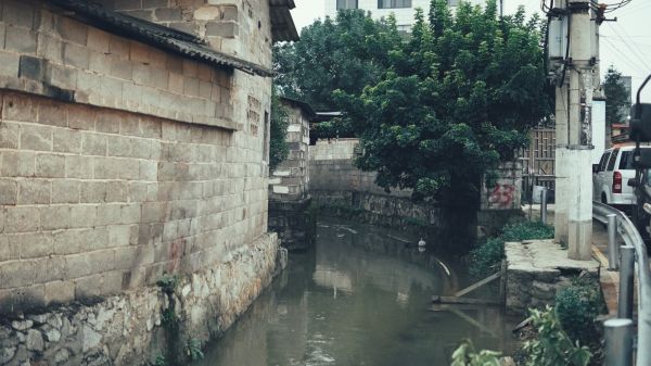 China,town,water,reflection,car,vehicle