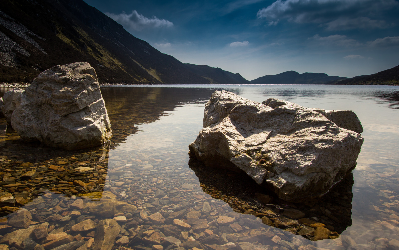 Wallpaper : Ireland, sky, lake, mountains, water, clouds, landscape ...