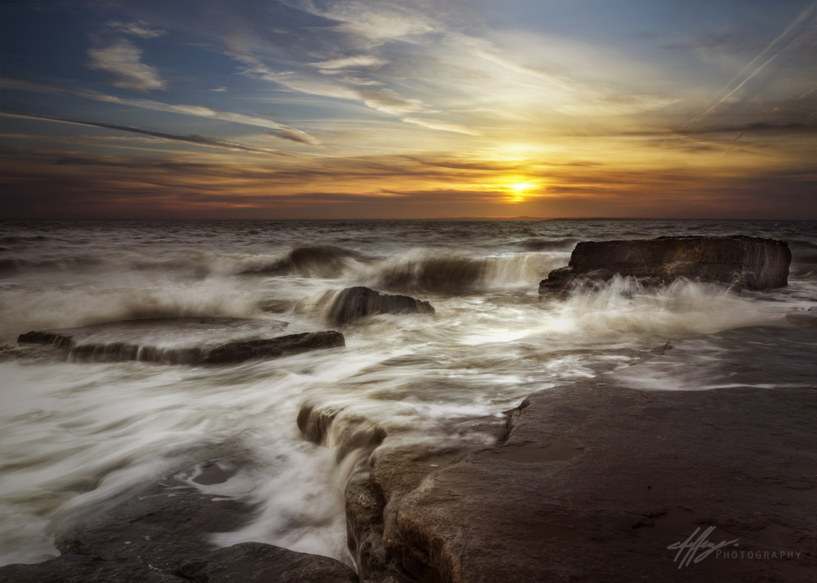 slunečnímu záření, krajina, západ slunce, moře, voda, Skála, pobřeží, nebe, fotografování, mraky, pláž, svítání, uklidnit, žlutý, Fotoaparát, modrý, večer, ráno, pobřeží, Kánon, oranžový, horizont, skály, soumrak, objektiv, Wales, Cardiff, stativ, UMĚNÍ, dlouho, expozice, mrak, svítání, prozkoumat, fotografie, oceán, vlna, přímořská krajina, umístění, slapy, 1855mm, 550D, tělo z vody, mořská vlna, EFS, vodní prvek, Chris, Jeffery, mys, Barry, coastal and oceanic landforms