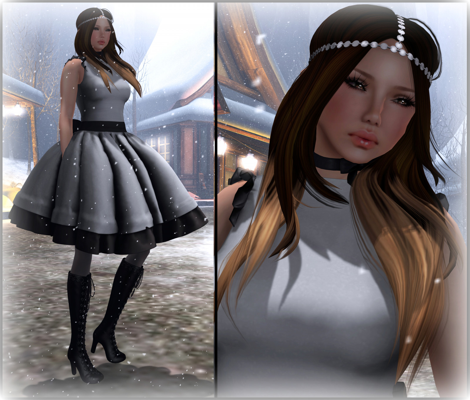Nový, zima, dívky, sníh, roztomilý, móda, ženský, 3D, oblečení, ženy, šaty, pletivo, výložník, SL, druhý život, Virtuální, kawaii, jehněčí, gingersnaps, styling, závěj, chybíš mi, cutesy, virtuální svět, rozená, izzies, 2NE1, Lassitudeandennui, glamaffair, gingerkrokus, Cavernsofaleval