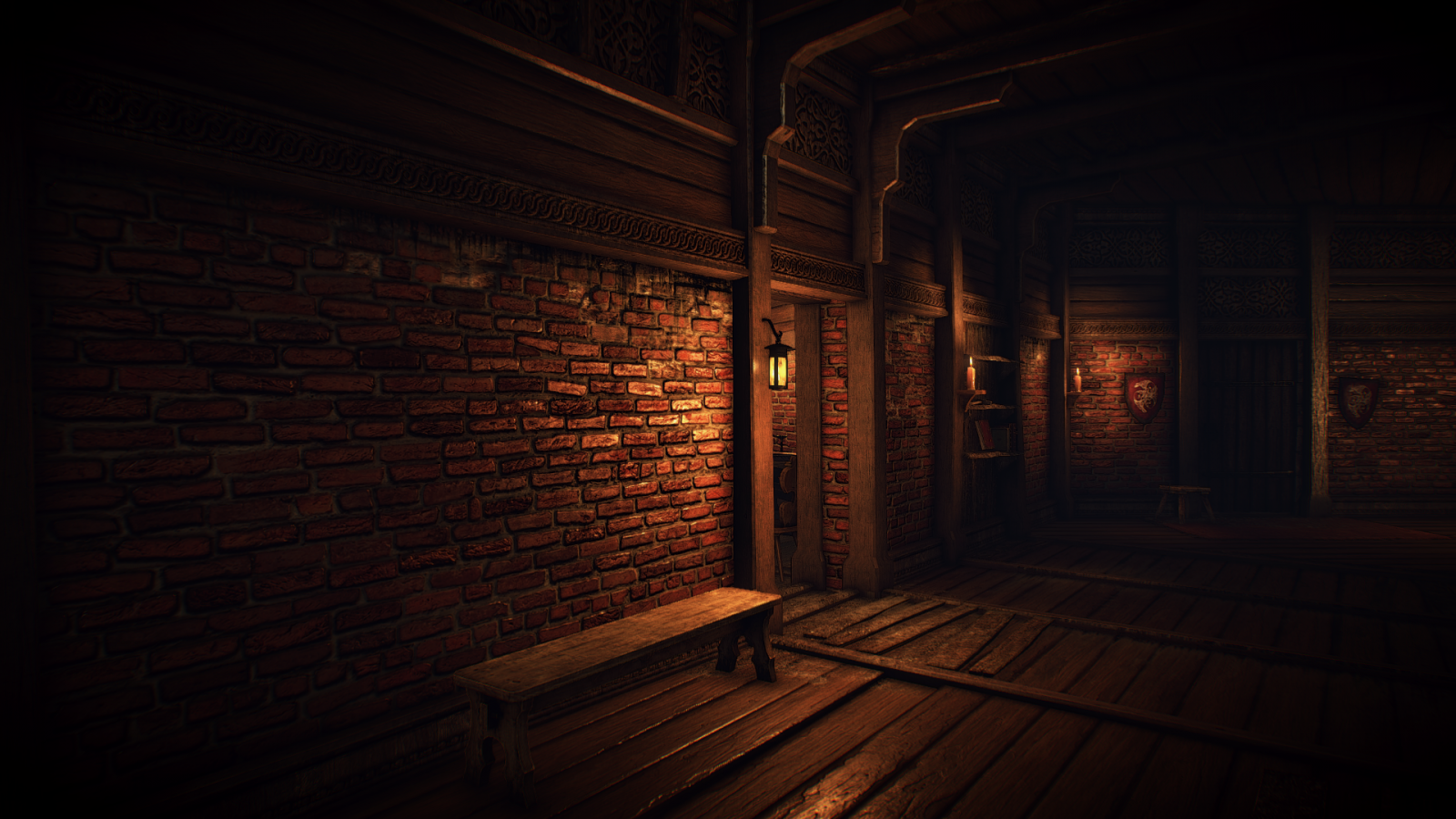 videospill, natt, tre, The Witcher 3 oskorei, lett, belysning, mørke, skjermbilde, krypten