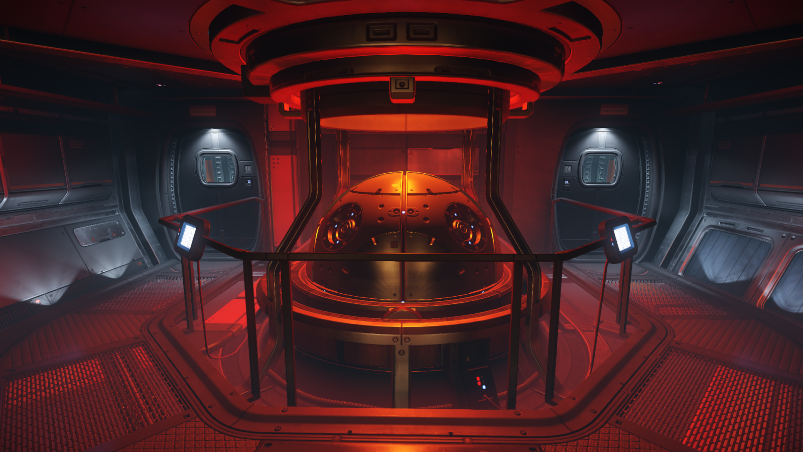 เรือ, วีดีโอเกมส์, สีแดง, Star Citizen, MISC Starfarer, เบา, แสง, ละคร, ความมืด, ภาพหน้าจอ