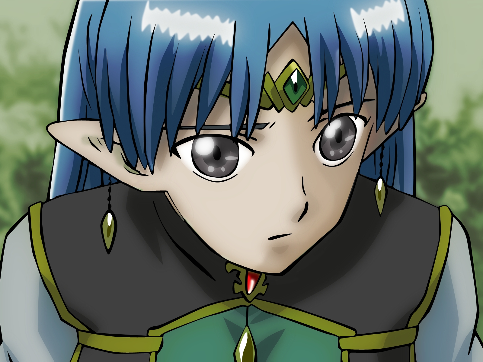 ภาพประกอบ, อะนิเมะ, การ์ตูน, เครื่องประดับ, ดาวแห่งดาว, หญิงสาว, เอลฟ์, ภาพหน้าจอ, มังงะ, seikai no senki, lafiel