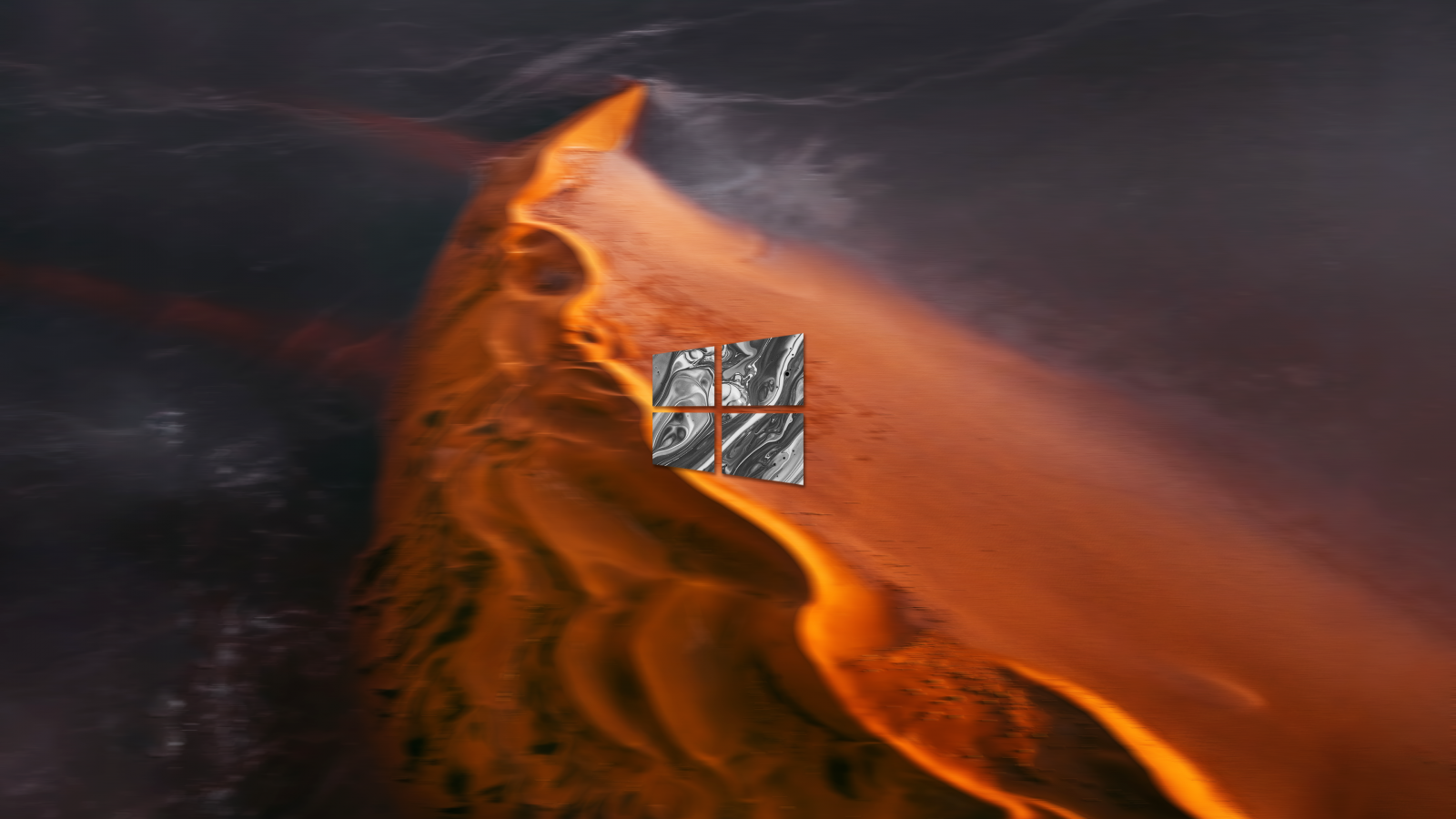 Windows 10, krajina, abstraktní