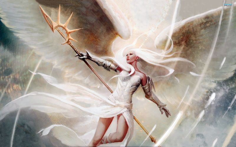 fantasy umění, anime, anděl, mytologie, křídlo, Snímek obrazovky fantasy umění, anime, anděl, mytologie, křídlo, Snímek obrazovky