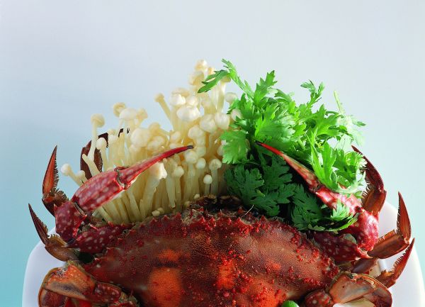 food,fish,seafood,parsley,lobster,crab