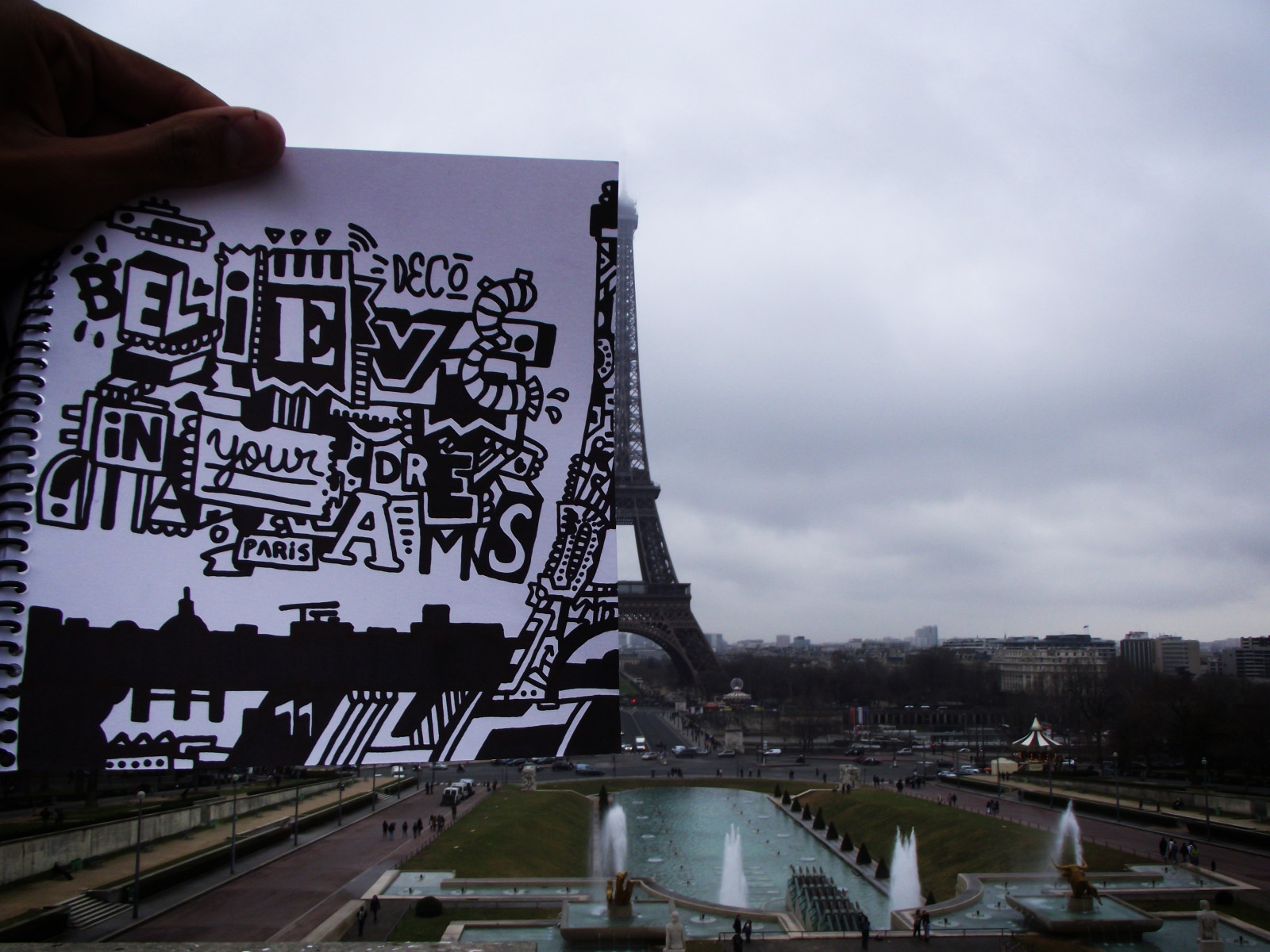 budova, nebe, vozidlo, silnice, grafiti, Paříž, pouliční umění, UMĚNÍ, reklamní, sp, font, deco, Hliníku, Dekspsk, Decolife1