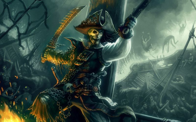 ilustrace, fantasy umění, umělecká díla, piráti, mytologie, Osoba ilustrace, fantasy umění, umělecká díla, piráti, mytologie, Osoba