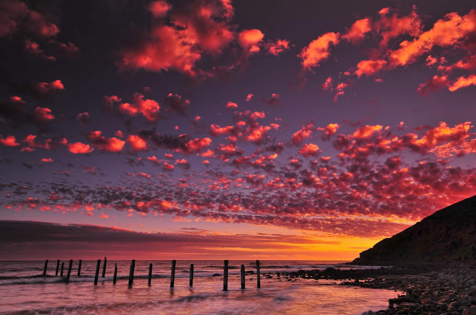 2048x1358 px, mraky, pobřeží, krajina