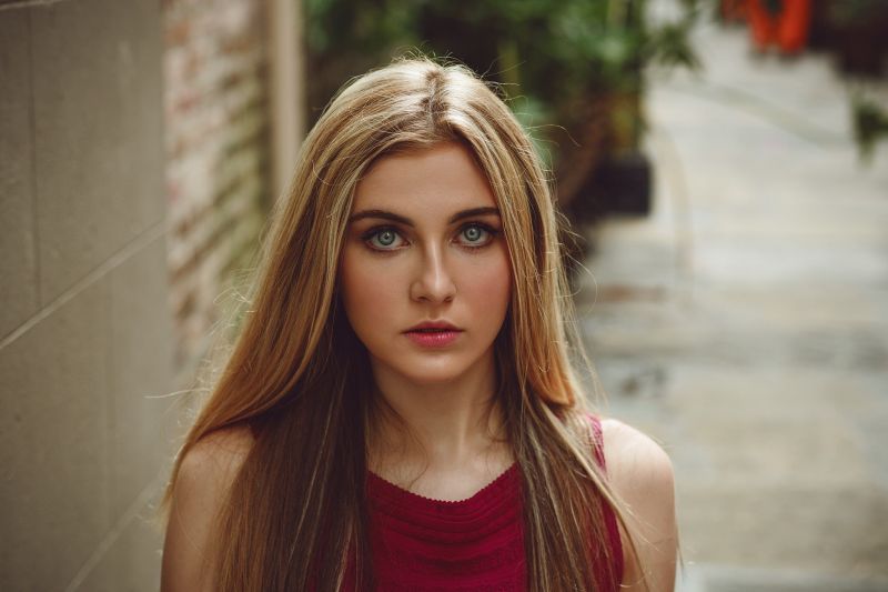 tvář, ženy, model, portrét, blondýnka, dlouhé vlasy tvář, ženy, model, portrét, blondýnka, dlouhé vlasy
