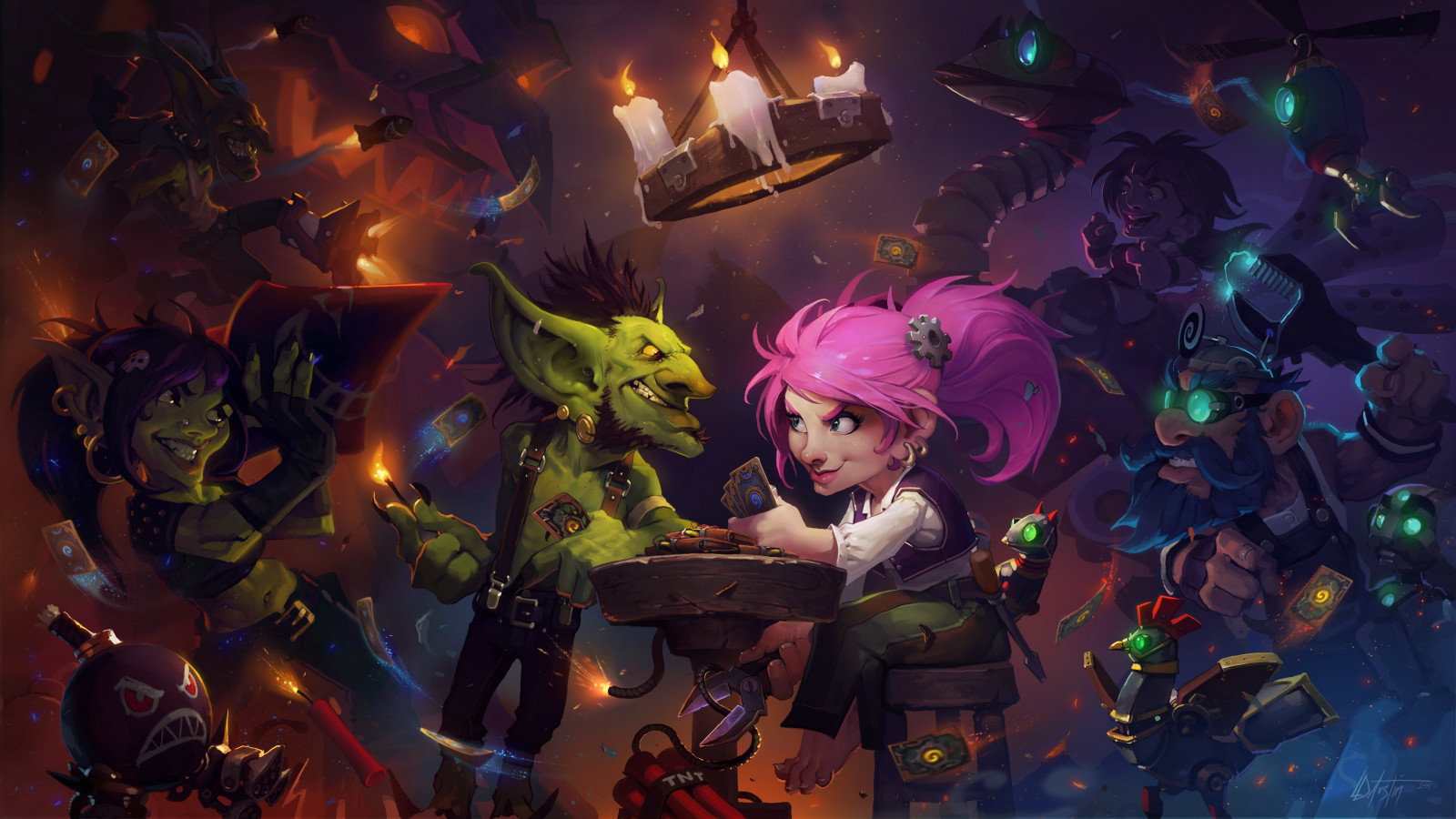 digitaalinen taide, anime, kuvamateriaali, konseptitaide, Warcraft, Hearthstone, kuvakaappaus, taustakuva