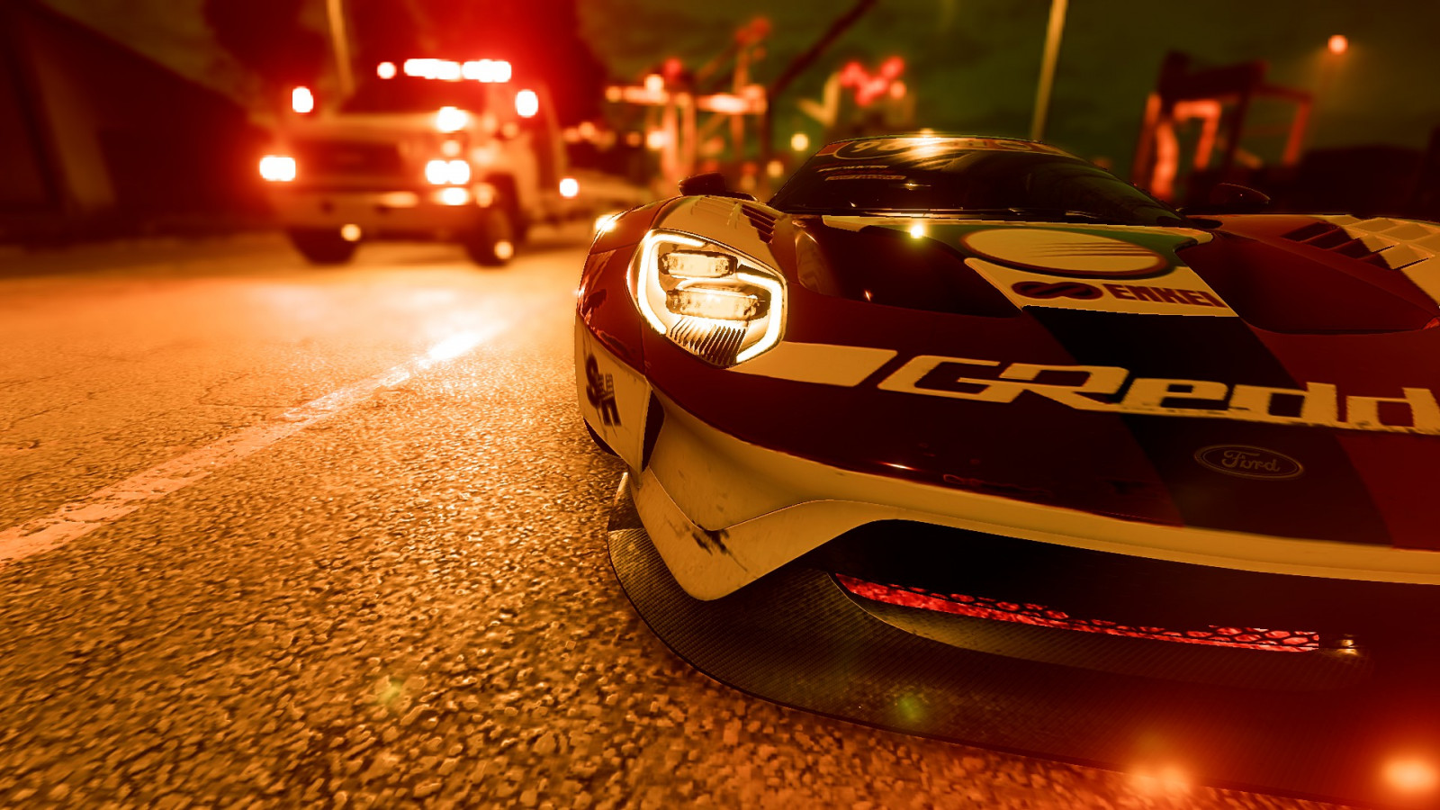 Wallpaper Need for Speed Heat, car, tuning, Ford GT, night runner