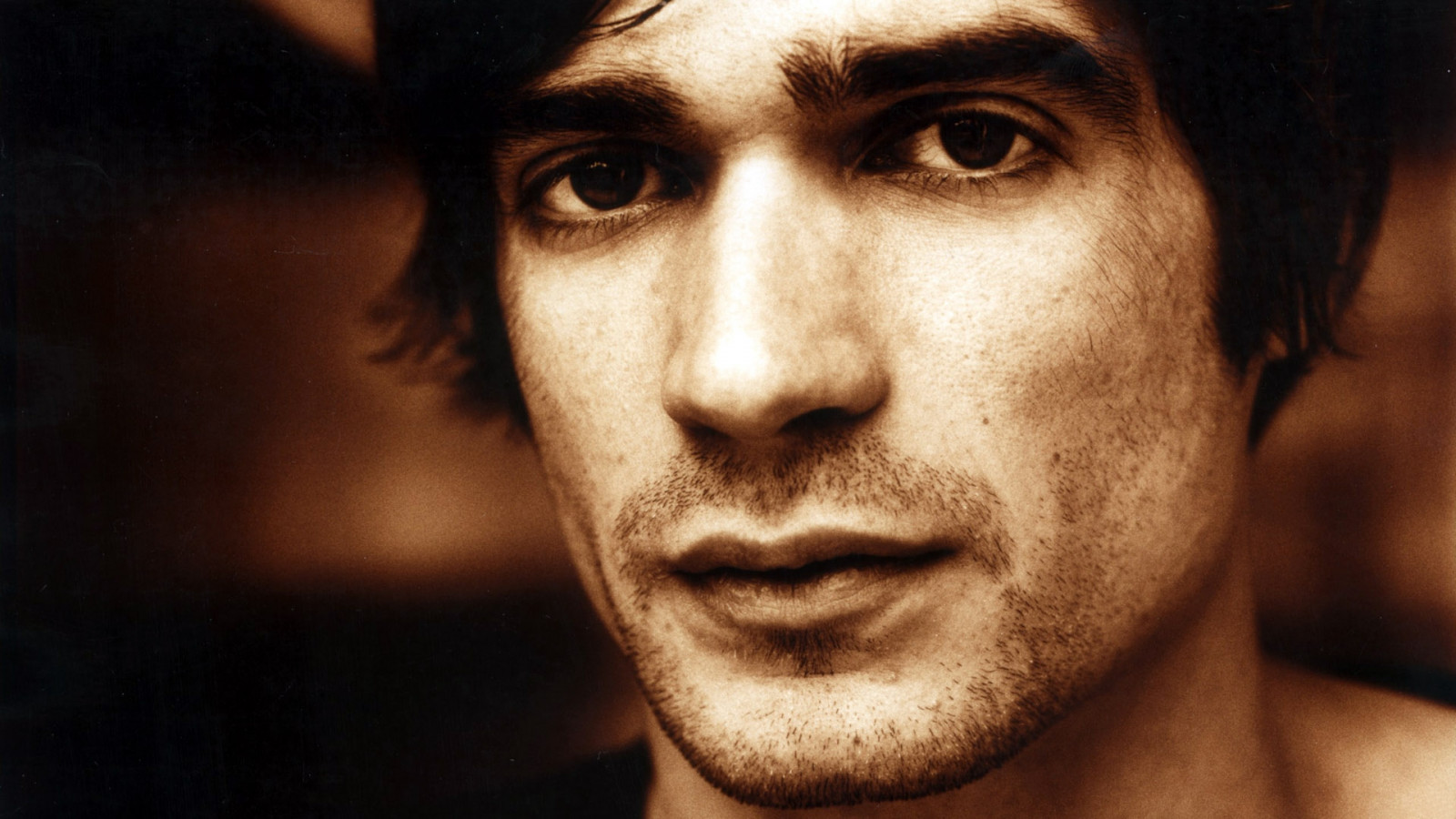 jon hopkins, tvář, štětina, oči, dívej se
