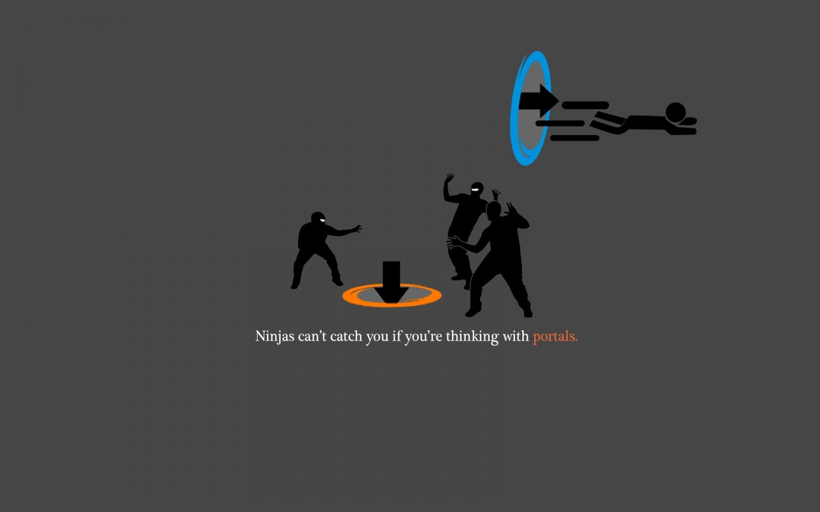 minimalism, logo, cartoon, Portal game, brand, screenshot, font