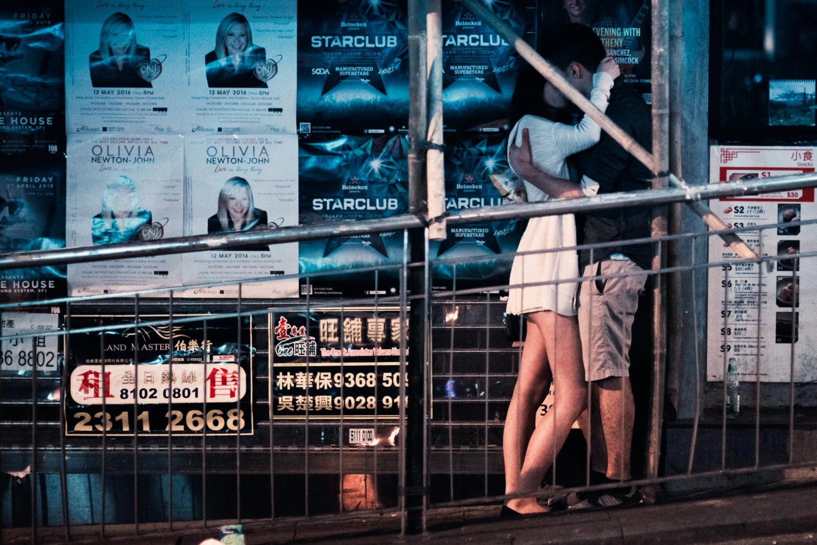 Werbung, Infrastruktur, Straße, Stadt, Straße, Mädchen