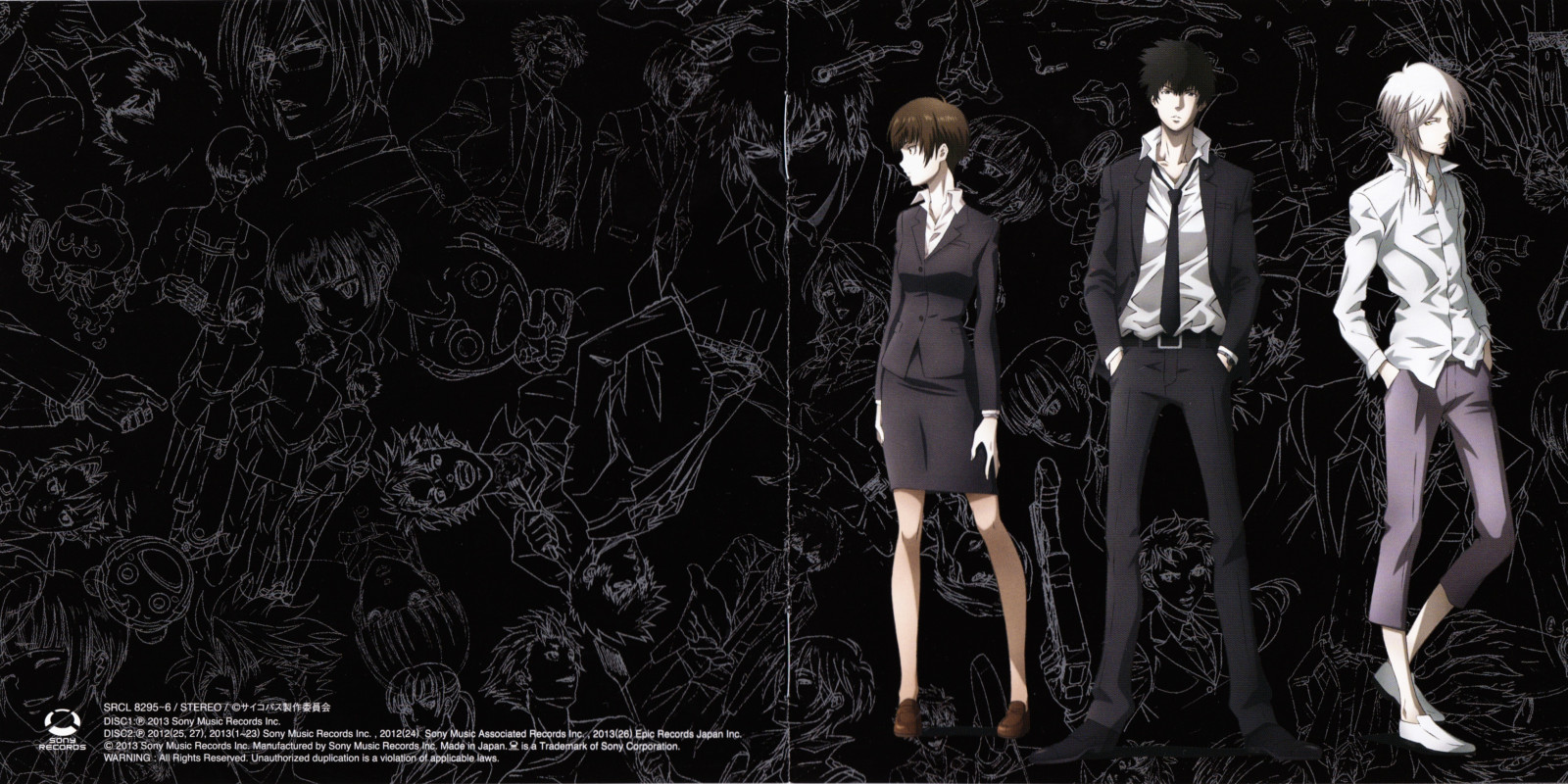 monocromo, anime, moda, Psycho-pass, oscurità, bianco e nero, fotografia in bianco e nero, copertina