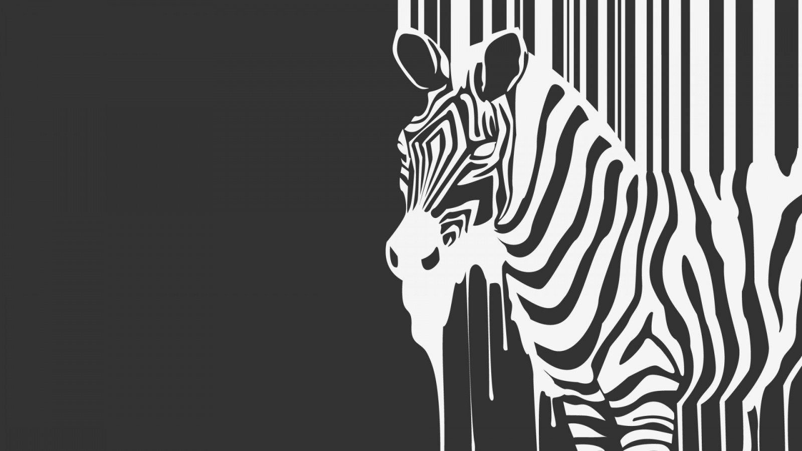 ilustración, Animales, monocromo, Fondo simple, Minimalismo, Obra de arte, Cebras, marca, código de barras, cebra, mamífero, en blanco y negro, Fotografía monocroma, vertebrado, fuente, Caballo como mamífero