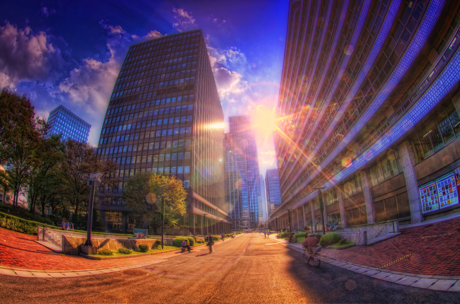 Japonsko, slunečnímu záření, město, panoráma města, noc, panoráma, mrakodrap, večer, HDR, soumrak, metropole, Tokio, pentax, světlo, centrum, 3XP, K7, mezník, Tokijské centrální nádraží, Snímek obrazovky, urban area, Metropolitní oblast, lidské osídlení