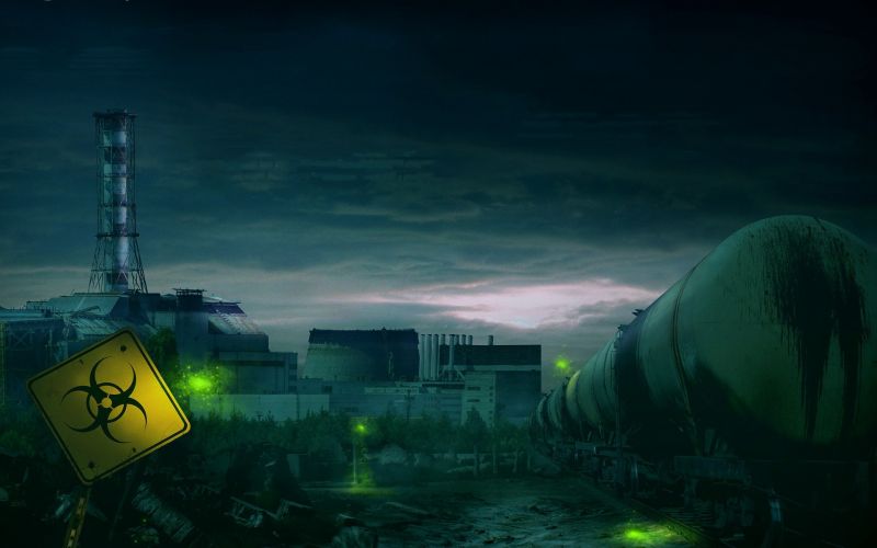 nacht, apocalyptische, artwork, spookschip, atmosfeer, radioactieve nacht, apocalyptische, artwork, spookschip, atmosfeer, radioactieve