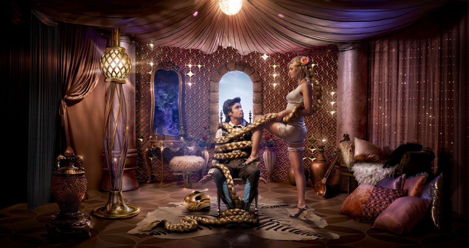 Conte de fée, Rapunzel, étape, capture d'écran
