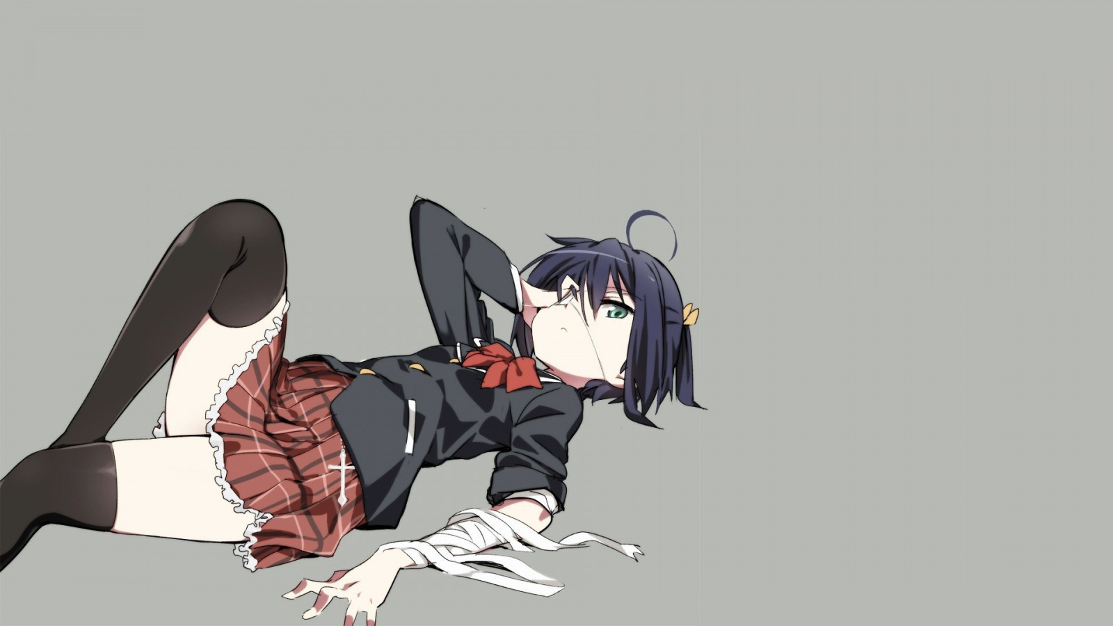 výkres, ilustrace, anime, anime dívky, kreslená pohádka, Chuunibyou demo Koi ga Shitai, Takanashi Rikka, skica, mangaka