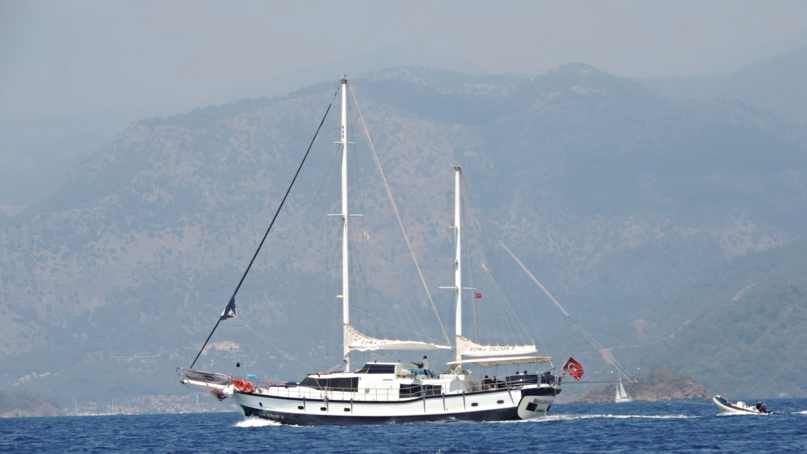 Wallpaper sea, summer, holiday, Turkey, boat, sailing, yacht, Gocek
