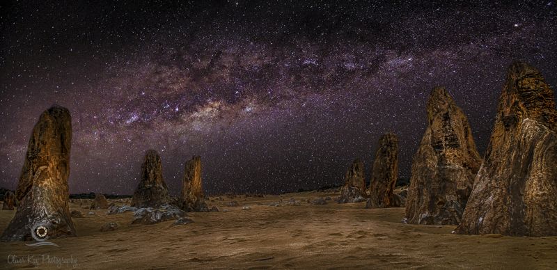 landscape, night, galaxy, space, Milky Way, desert landscape, night, galaxy, space, Milky Way, desert