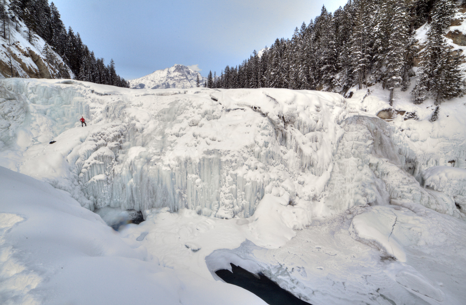 น้ำแข็ง, waptafalls, ฤดูหนาว, น้ำตก, โย่, britishcolumbia, แคนาดา, บ, อุทยานแห่งชาติ, columbiariver