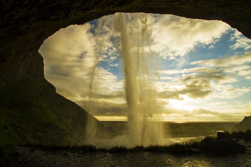 Island,Seljalandsfoss,Sagan,carlsagan,Zitat,heute