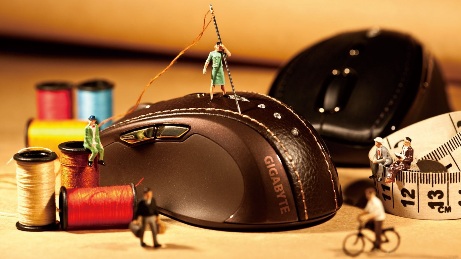 brýle, makro, miniatury, počítačové myši, orgán