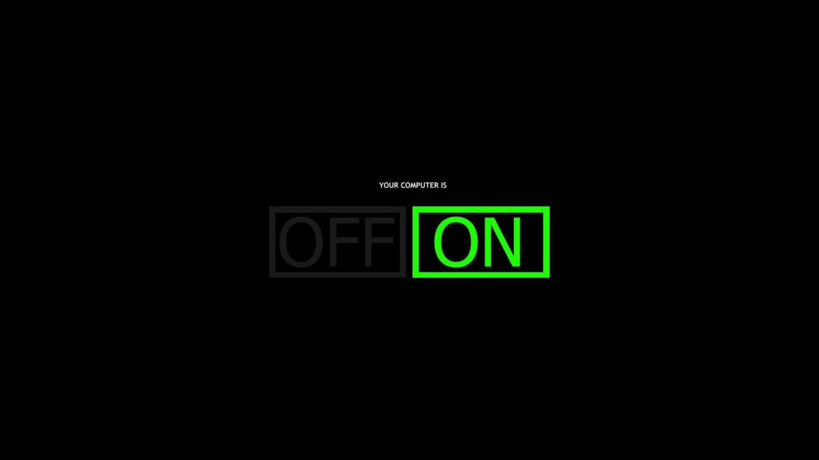 Wallpaper Black Dark Minimalism Typography Selective