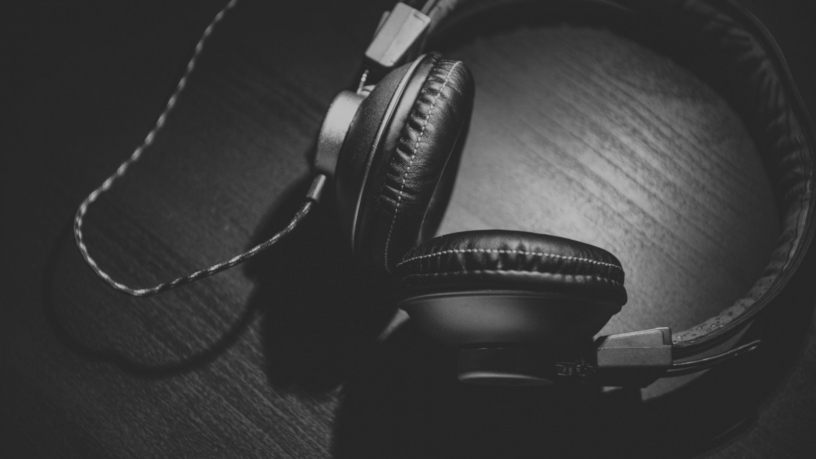 Černá, černobílý, fotografování, sluchátka, technika, Zvuk, přístroj, Černý a bílý, monochromatické fotografování, ucho, zblízka, audio zařízení, elektronické zařízení