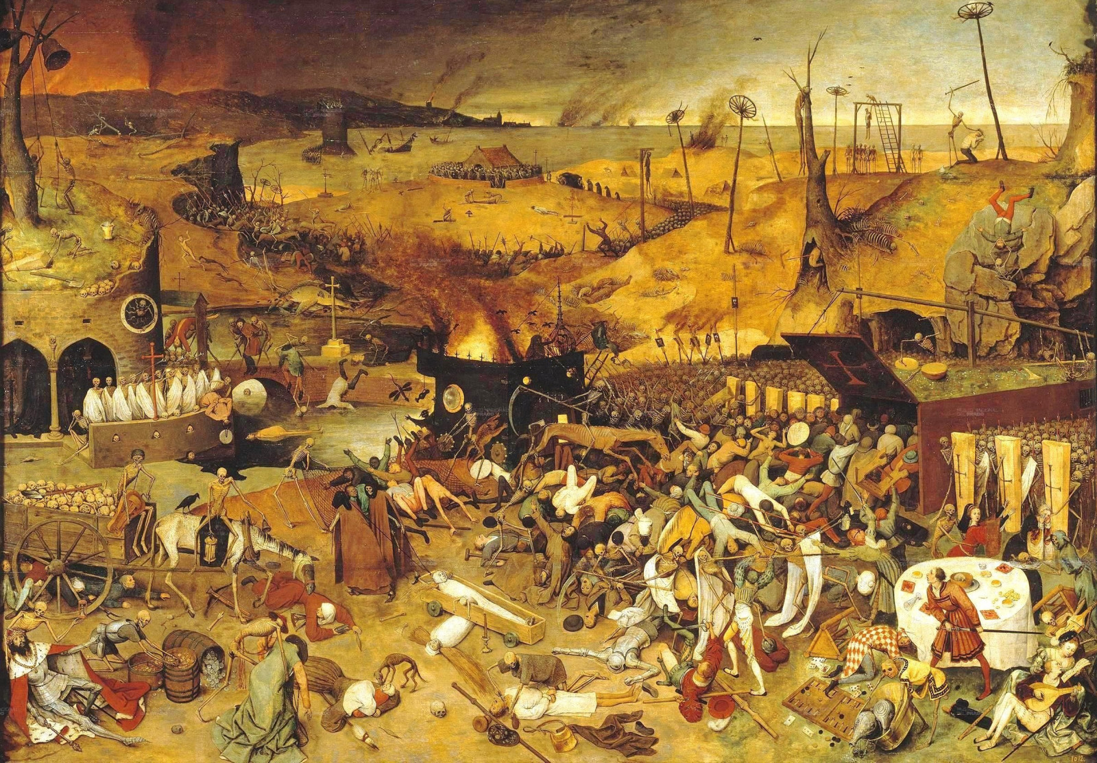 malování, umělecká díla, dějiny, smrt, kostra, středověký, mytologie, classic art, Pieter Bruegel, 2418x1683 px, dávná historie, středověk, betlém