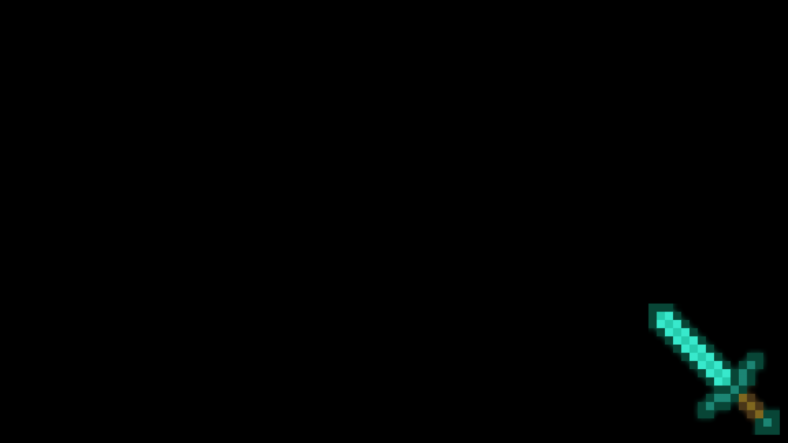 pixel art, minimalismo, Minecraft, lens flare, cubo, linea, oscurità, immagine dello schermo, sfondo del computer, font