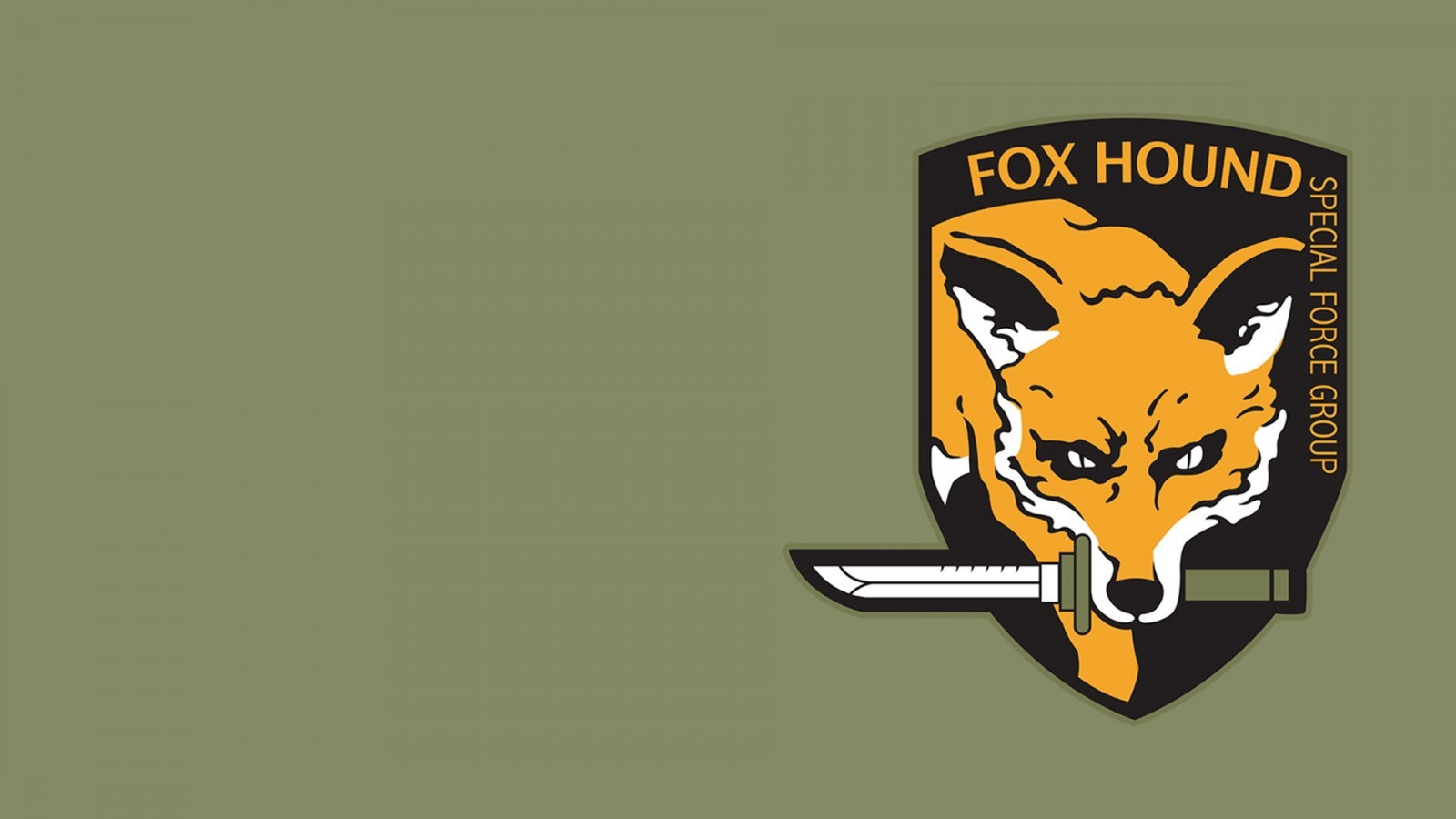 ilustrace, logo, kreslená pohádka, Metal Gear Solid, značka, FOXHOUND, 1920x1080 px, font