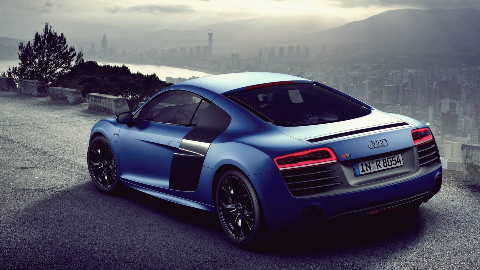 Wallpaper blue cars, sports car, Audi R8, coupe, wheel, supercar
