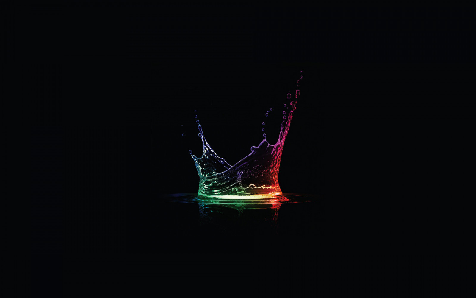 bunt, digitale Kunst, Nacht-, Minimalismus, Kunstwerk, Wassertropfen, Flüssigkeit, Licht, Dunkelheit