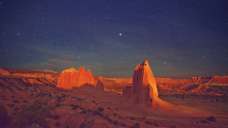 Desiertos, Paisajes, naturaleza, estrellas, 1920x1080 px, montañas Desiertos, Paisajes, naturaleza, estrellas, 1920x1080 px, montañas