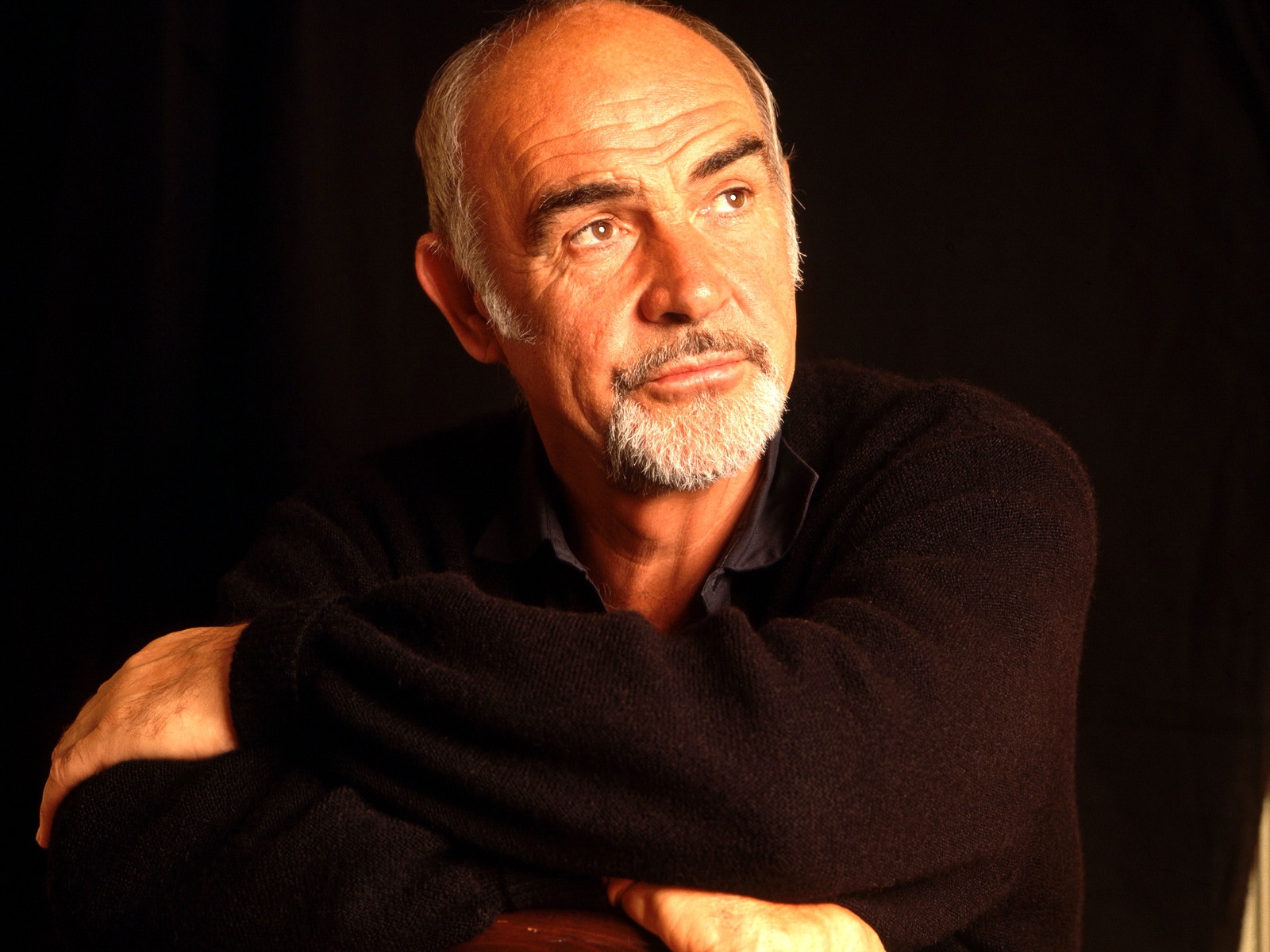 Sean Connery, herec, osobnost, šedé vlasy, skličující, Hollywood, knír